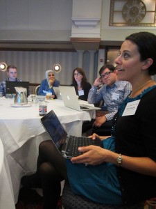 Breakout session at CurateCamp Processing. Photo by Leslie Johnston