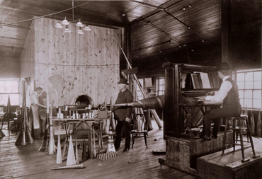 Edison Laboratory Music Room, 1905. NPS Photo.